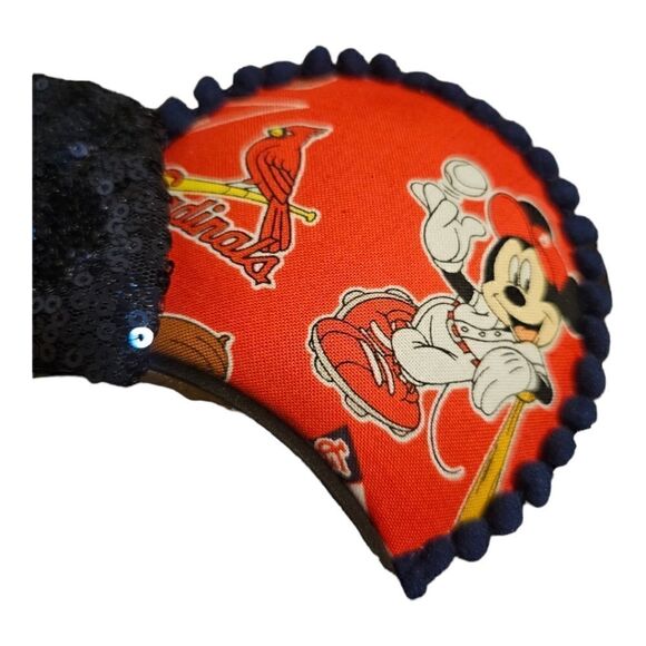 MICKEY MOUSE Ears Sequin St. Louis Cardinals Headband - Picture 5 of 7